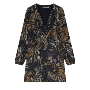 Mint Velvet Navy Printed Mini Dress